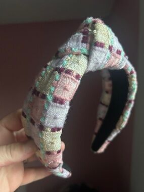 Brianna cannon Embroidered Pastel Headband